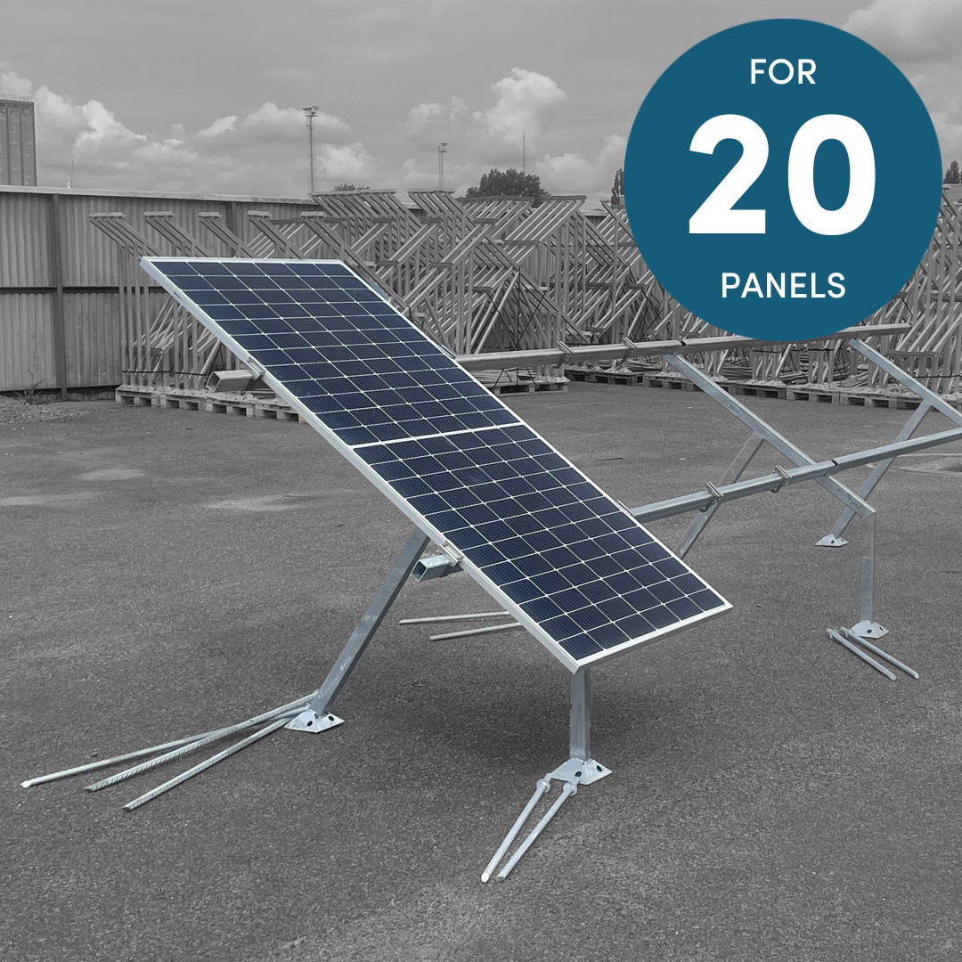 Tectopower Enkel Rads System 20 - Vindzon 2 - 1134 Svart