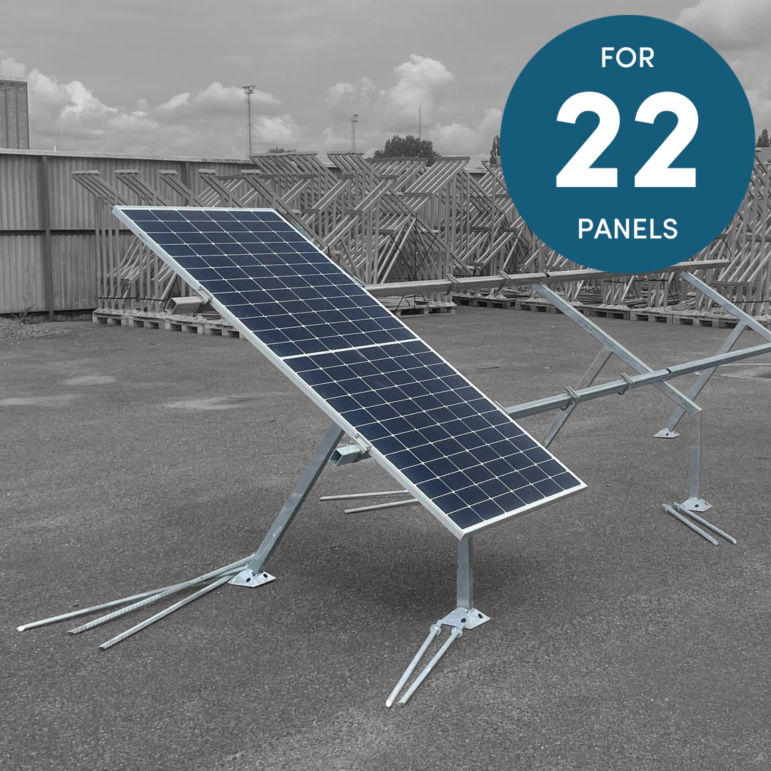 Tectopower Enkel Rads System 22 - Vindzon 2 - 1134 Svart