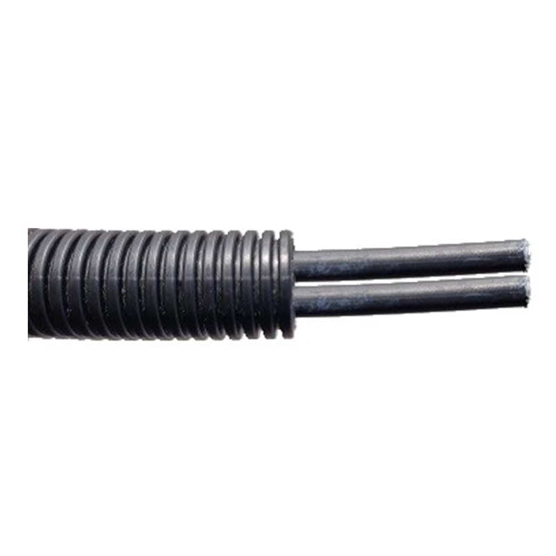 Lidalco EuroFlex UV 20/Solel 2x4mm svart + svart 50m