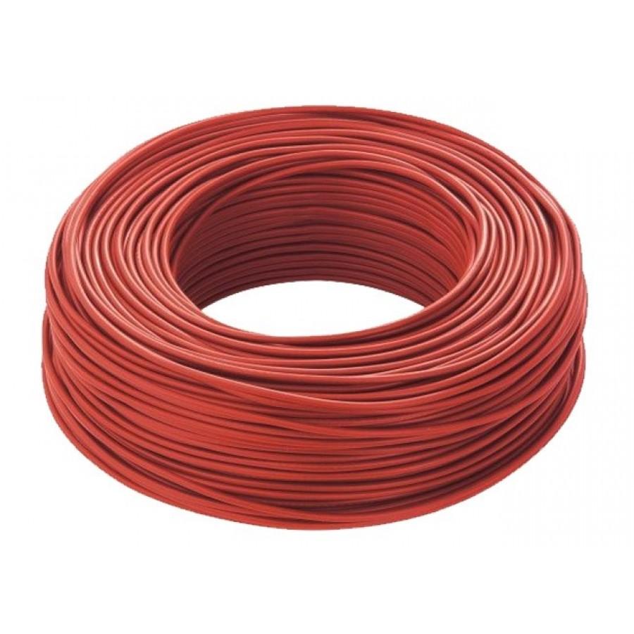 Lidalco H1Z2Z2-K PV1-F 1X6 Röd Kabel, 100m ring